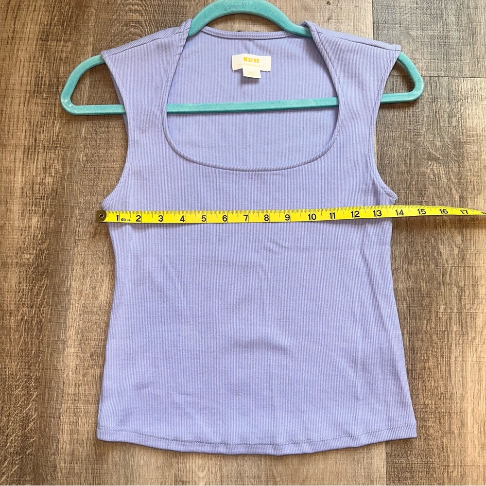 Anthropologie Maeve Periwinkle Cap Sleeve Top size small - Picture 4 of 5